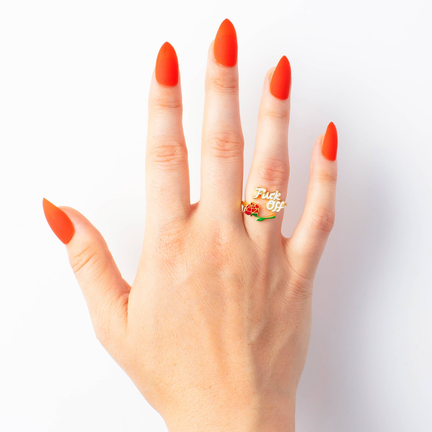 Swear Word Adjustable Ring
