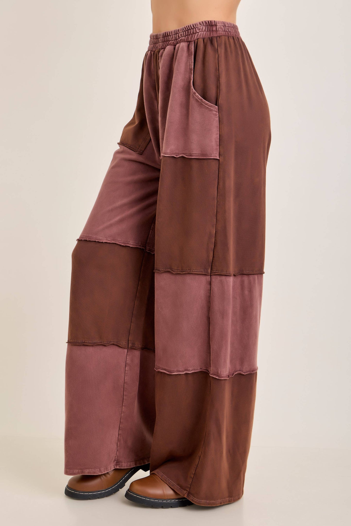 Color Block  Pants