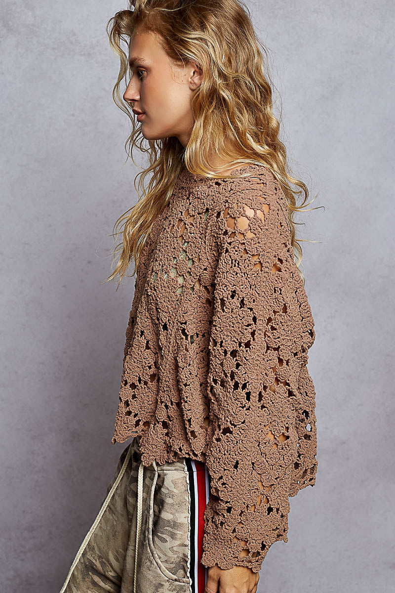 Fancy Crochet Pullover