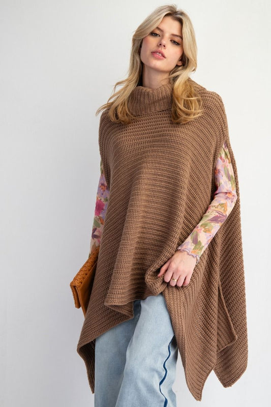 Turtleneck Poncho