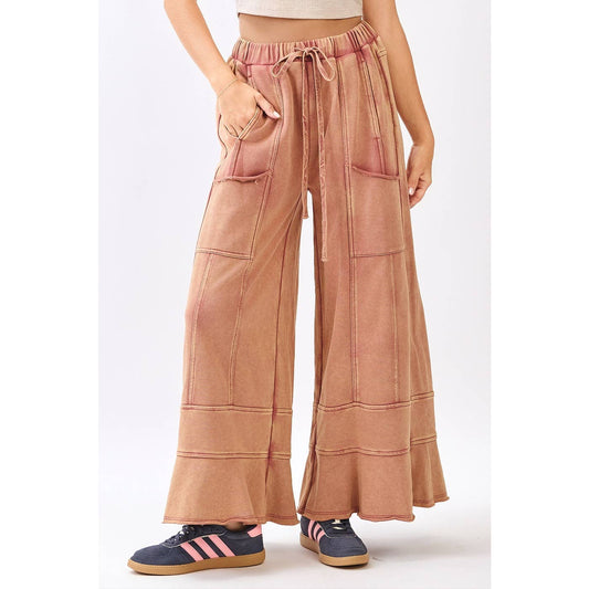 Terry Ruffle Pants