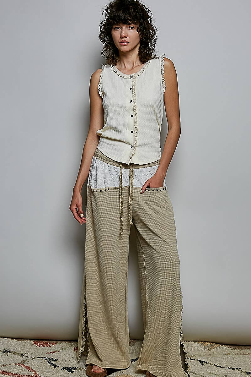 POL: Lace Trim Tank