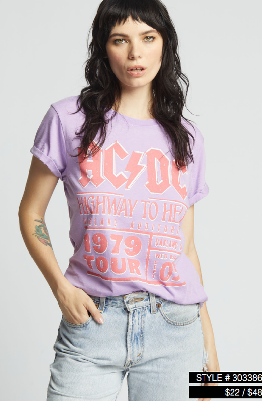 AC/DC Tour Burn Out Tee