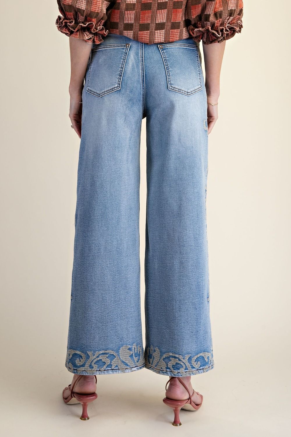 Cross Stitched Jeans