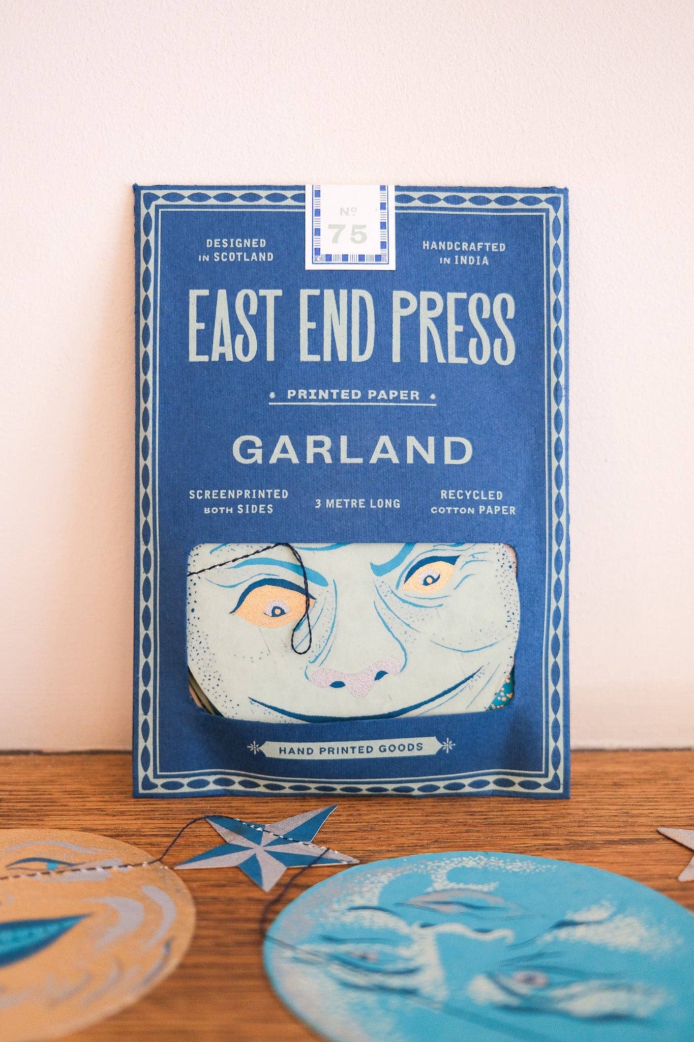 MAN ON THE MOON SEWN GARLAND