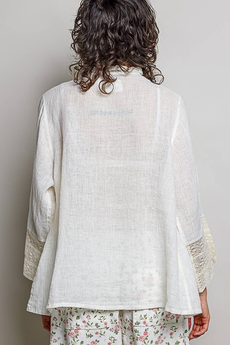POL: Flowy Lace  Blouse