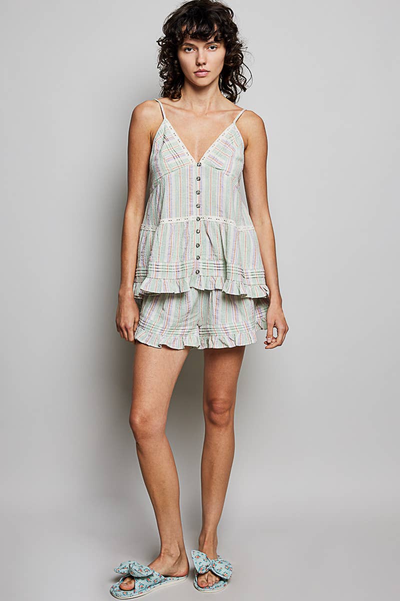 Pol:  Ruffle Shorts