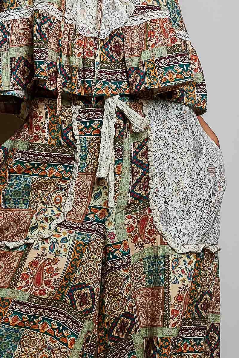 POL: Mosaic Print Pants