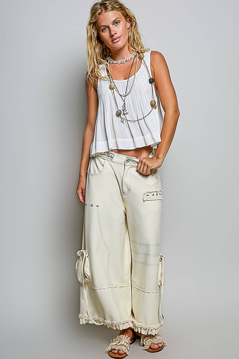 POL: Soft Touch Crop Cargos