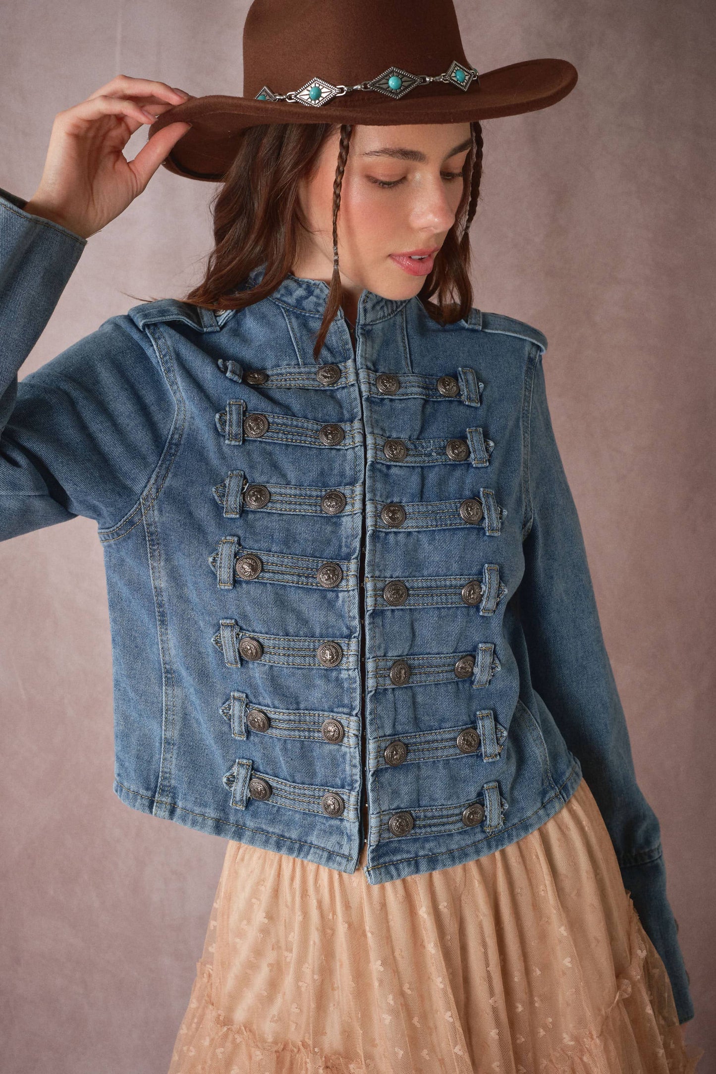 Washed Band Jacket