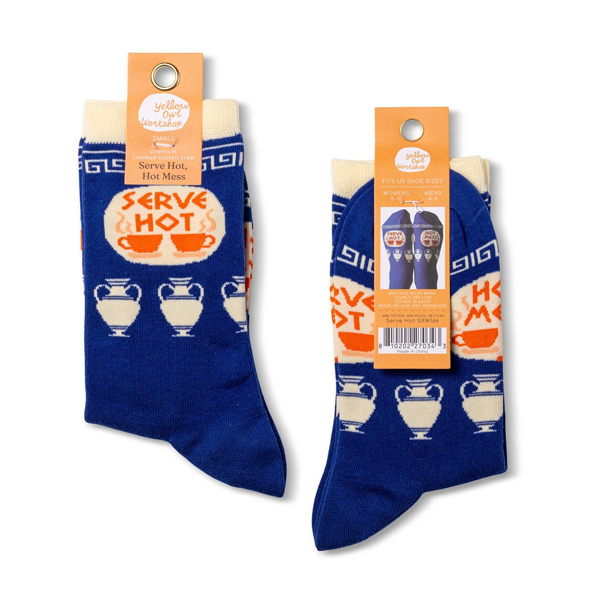 Serve Hot, Hot Mess Socks