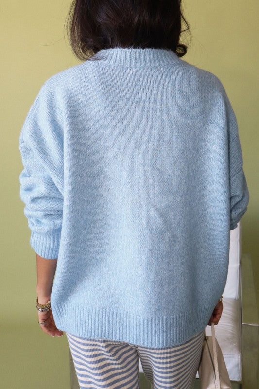 Fuzzy Sailboat Sweater