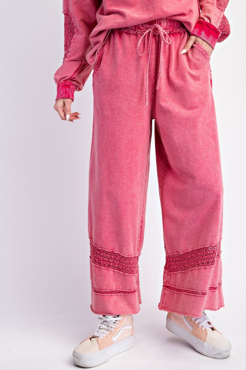 Crochet Detailed Sweats