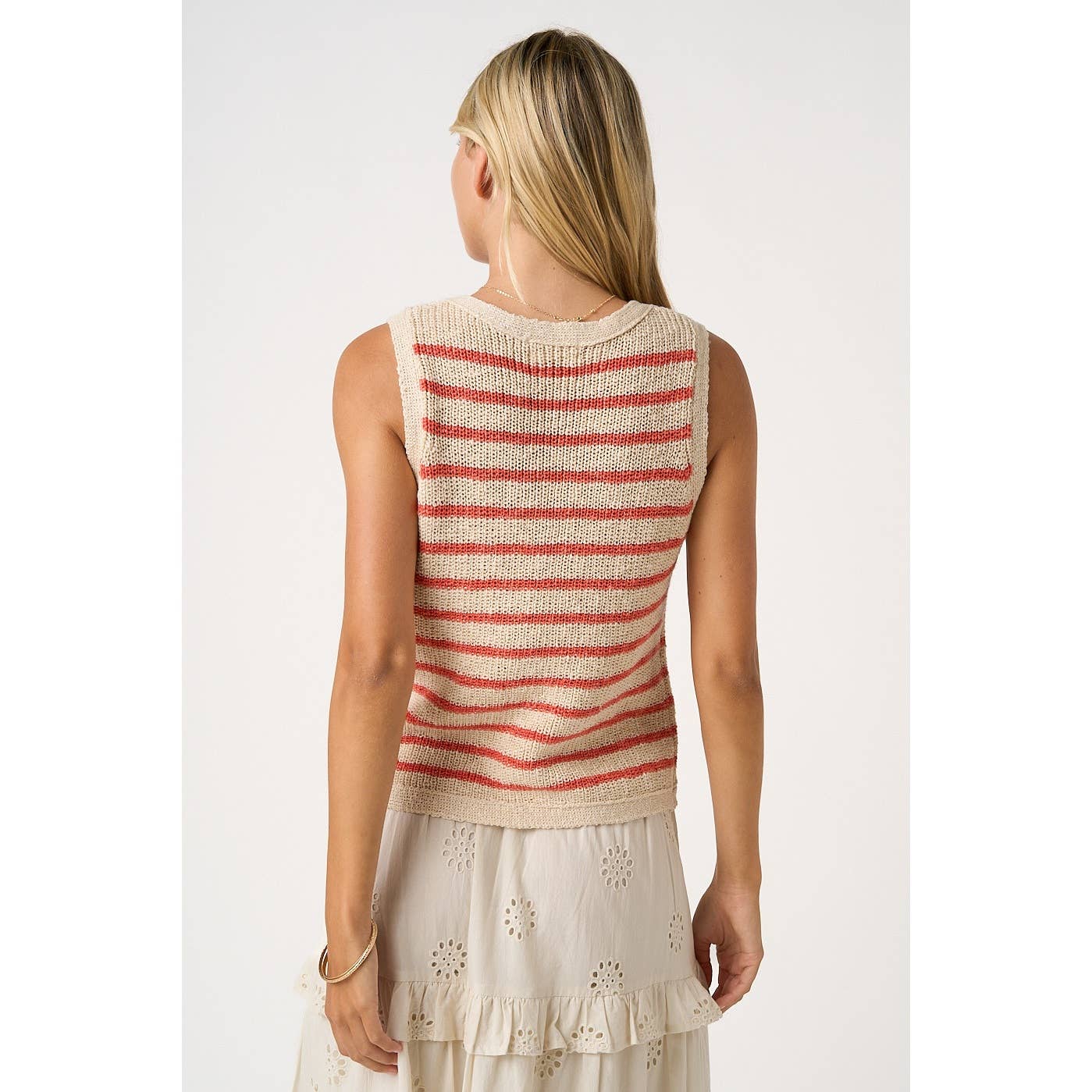 STRIPED SWEATER VEST