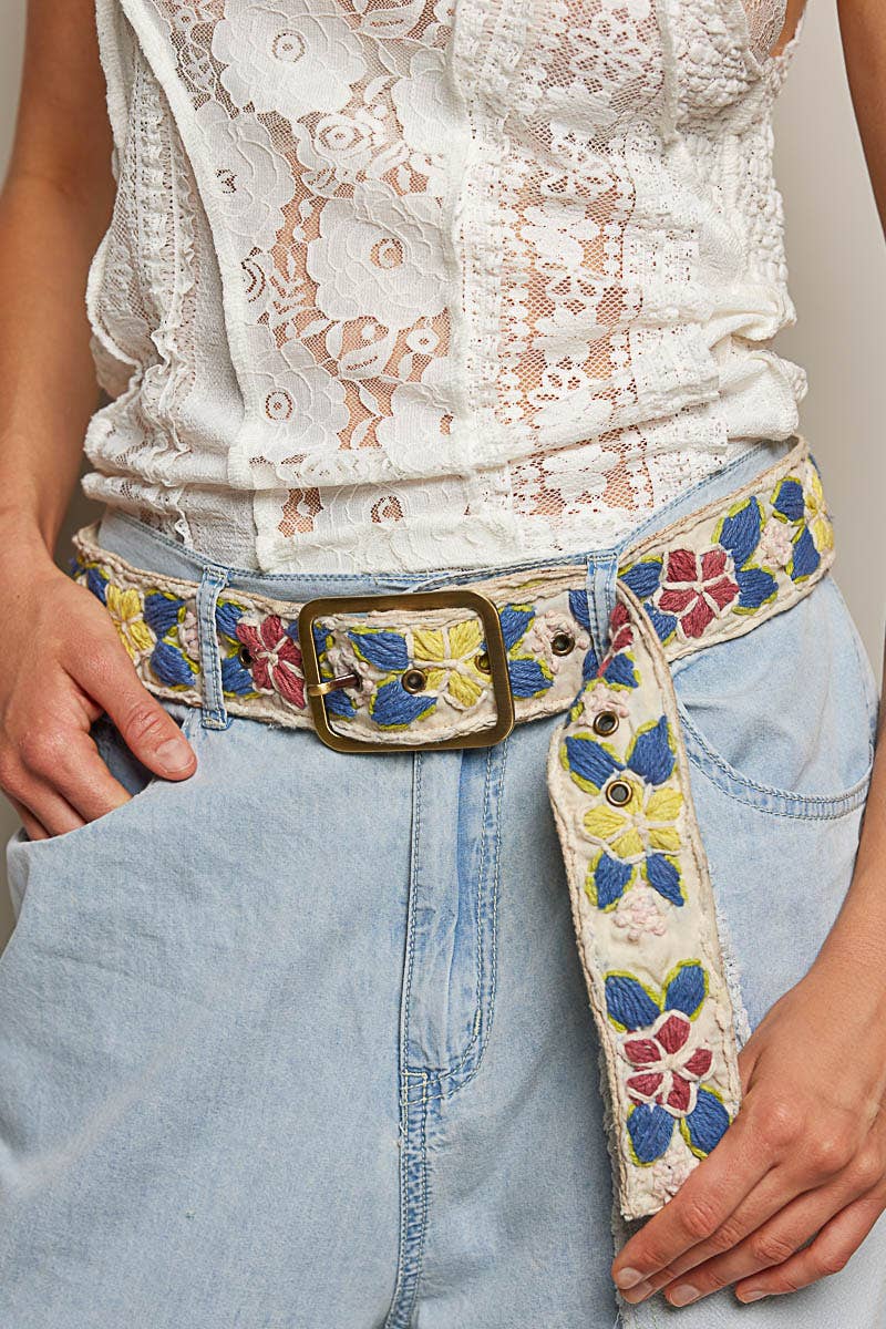 Embroidered Belt