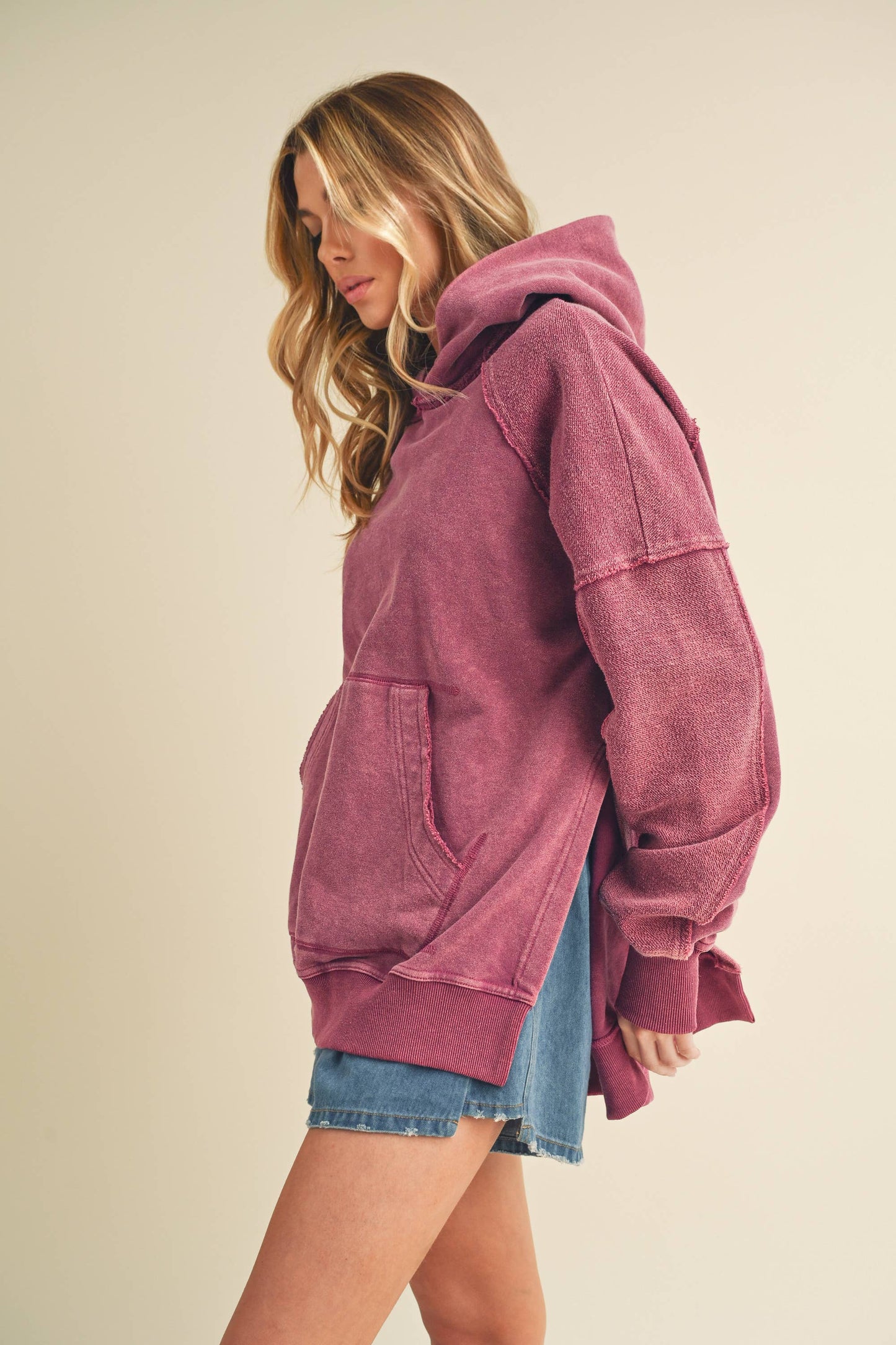 Side Slit Hoodie