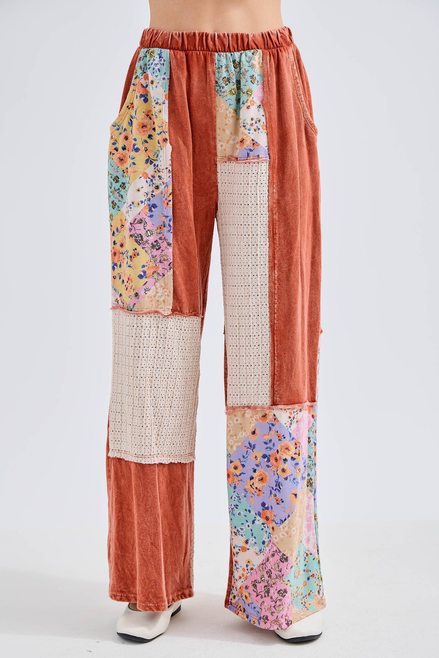 Rusty Floral Pants