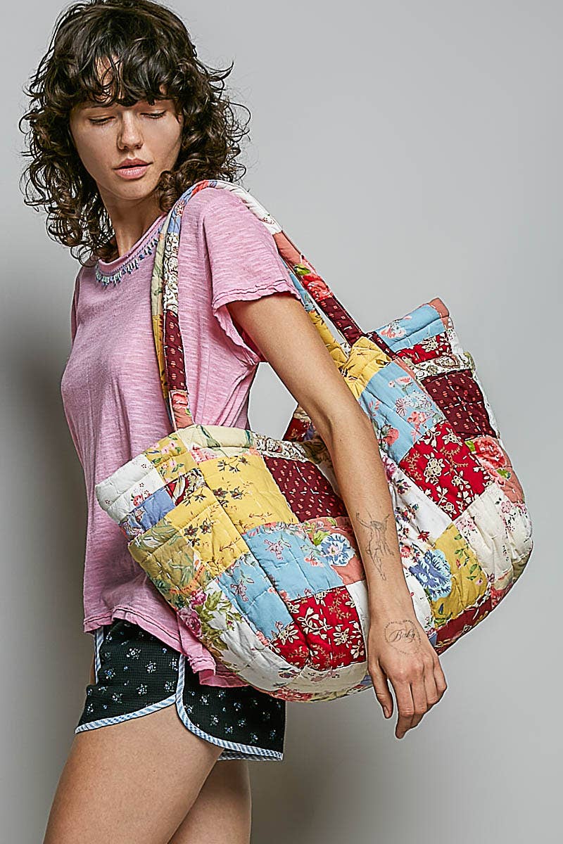Pol: Bloom Quilted  Patchwork Bag