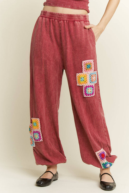 Granny Square Joggers