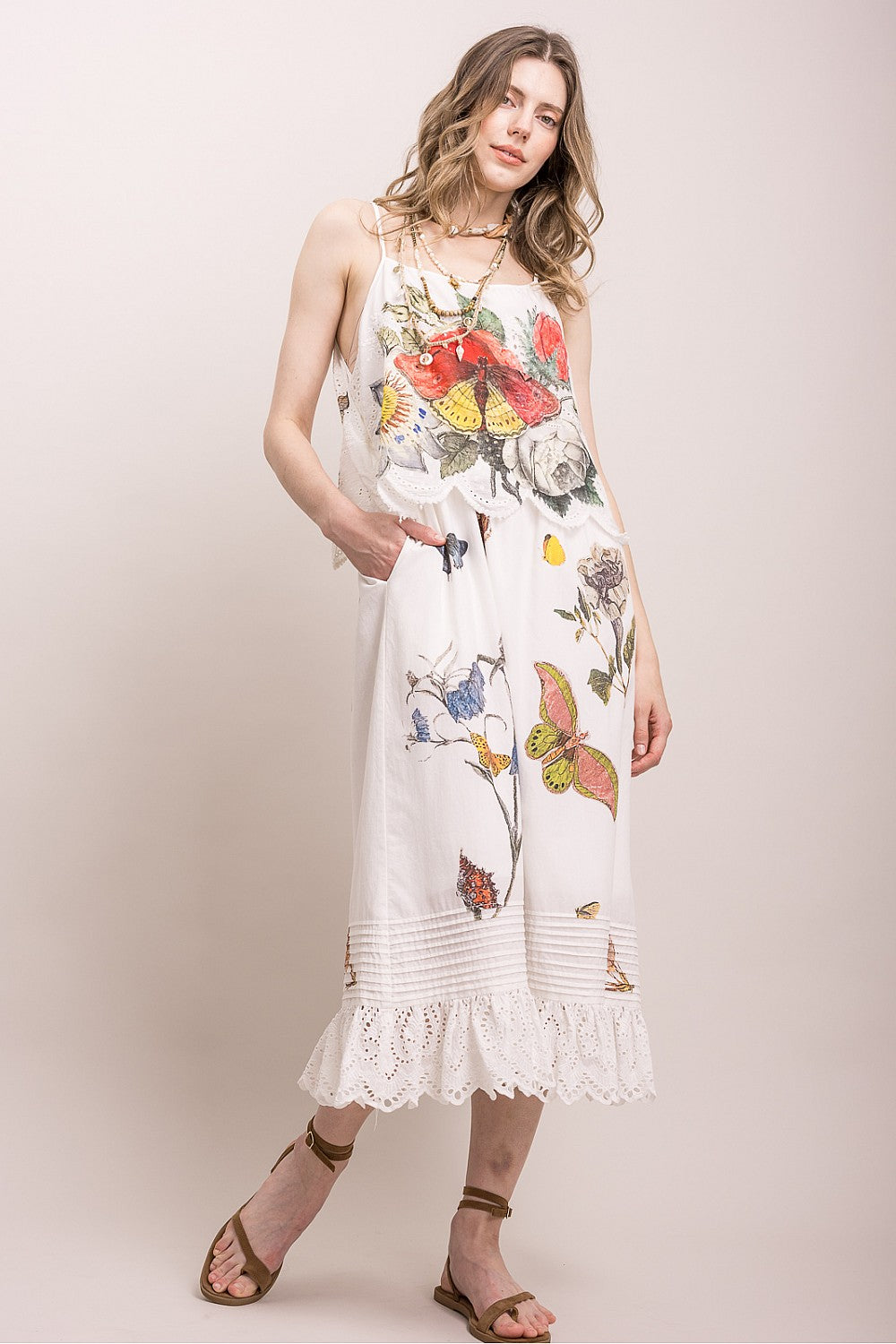 Butterfly Print Dress