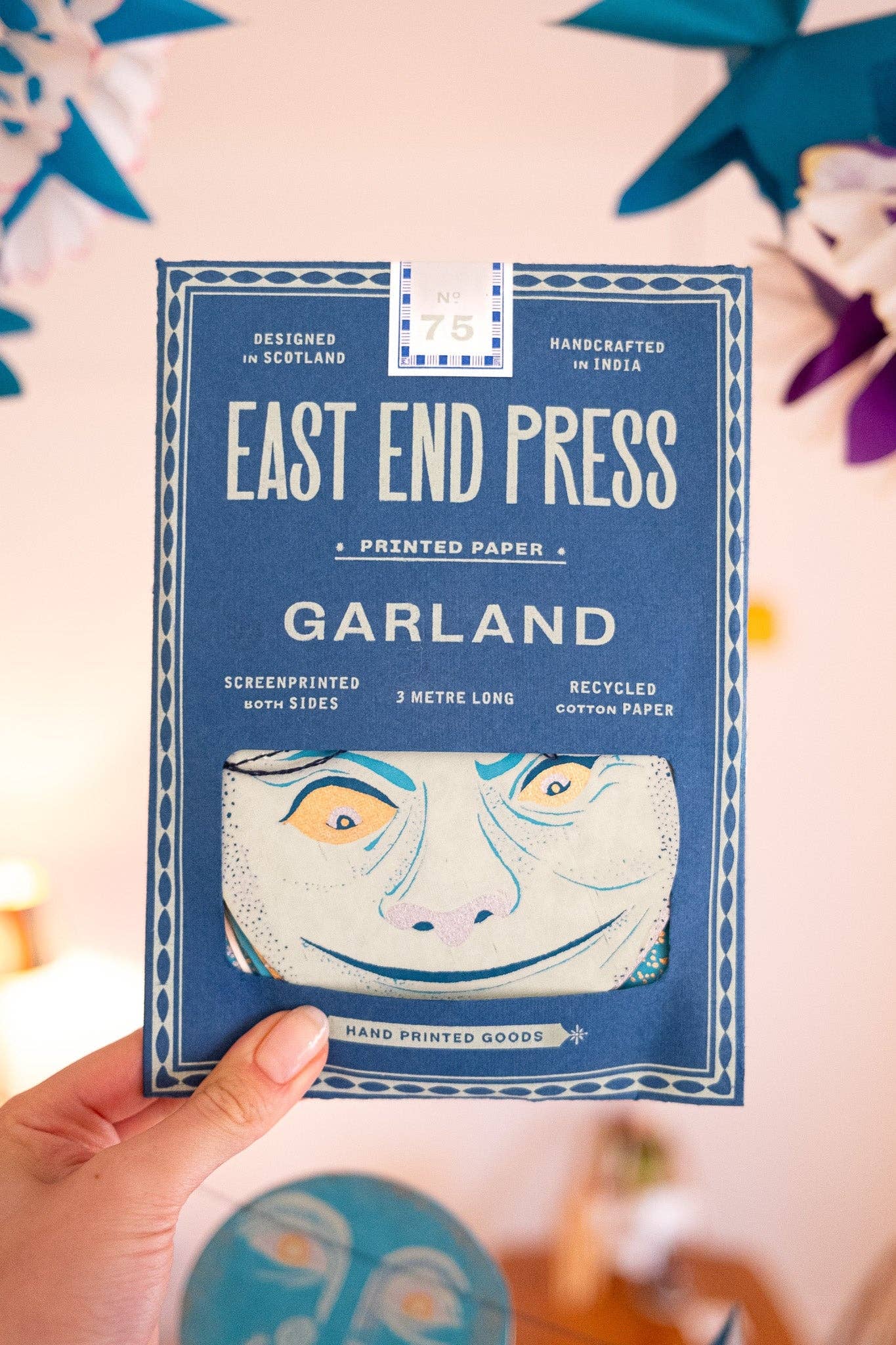 MAN ON THE MOON SEWN GARLAND