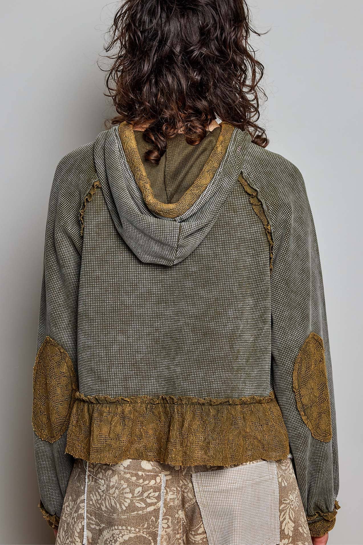 POL: Cropped Thermal Hoodie