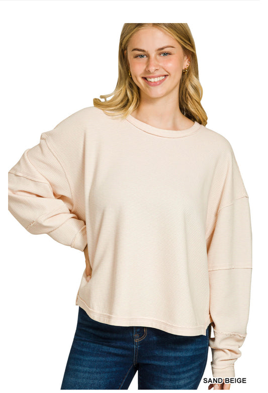 Double Ribbed Pullover