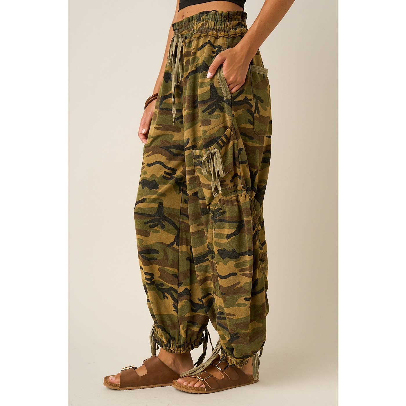 CAMO KNIT PANTS