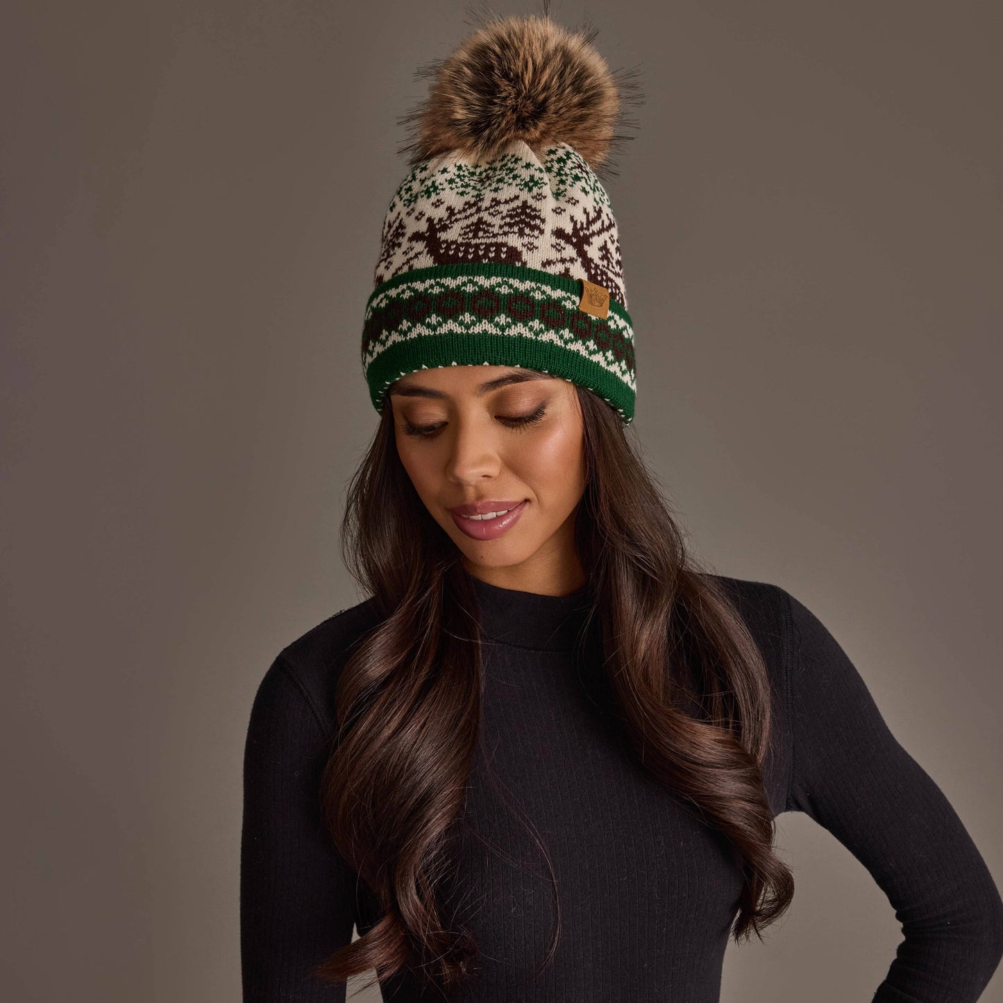 Cream Deer Hat