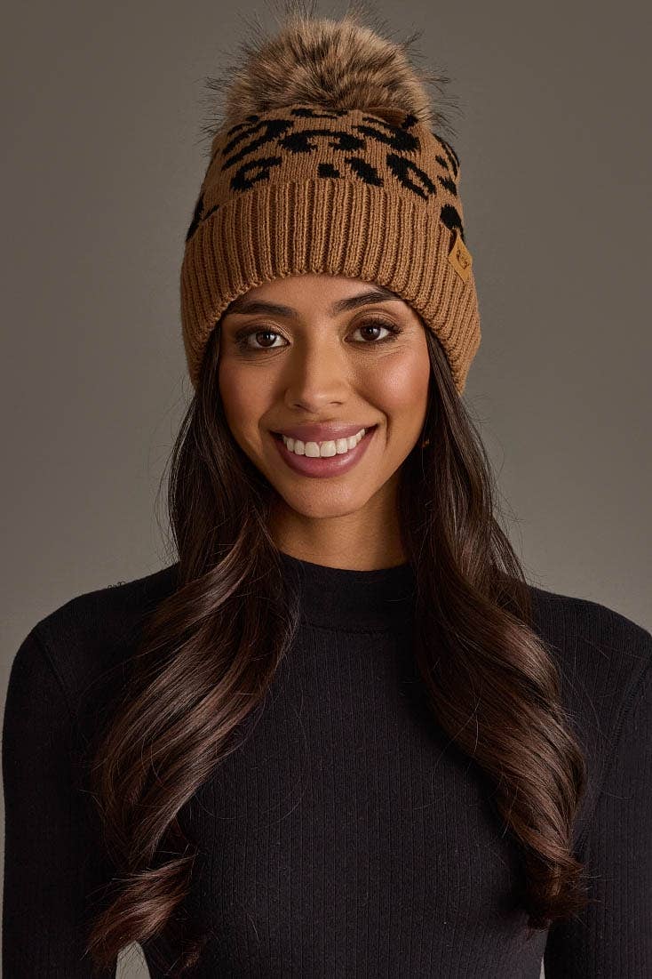 Camel Leopard Hat