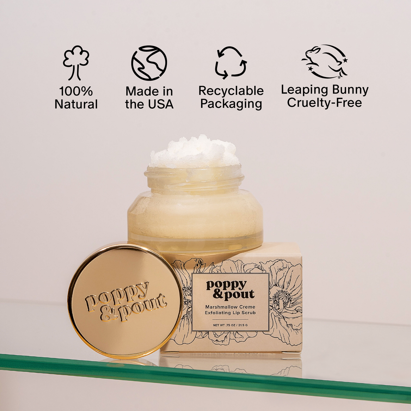 Poppy & Pout Lip Scrub