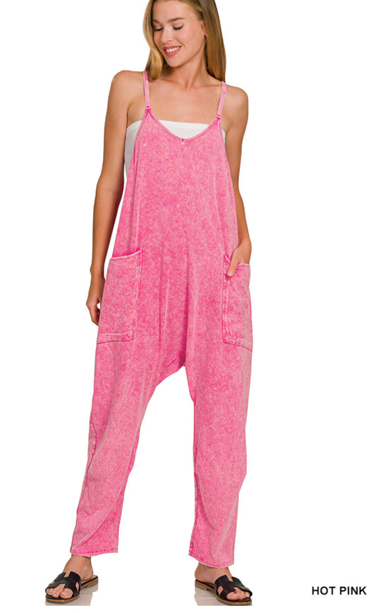 Zipper Back Jumpsuit