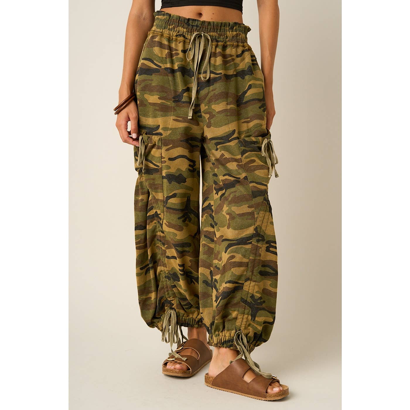 CAMO KNIT PANTS