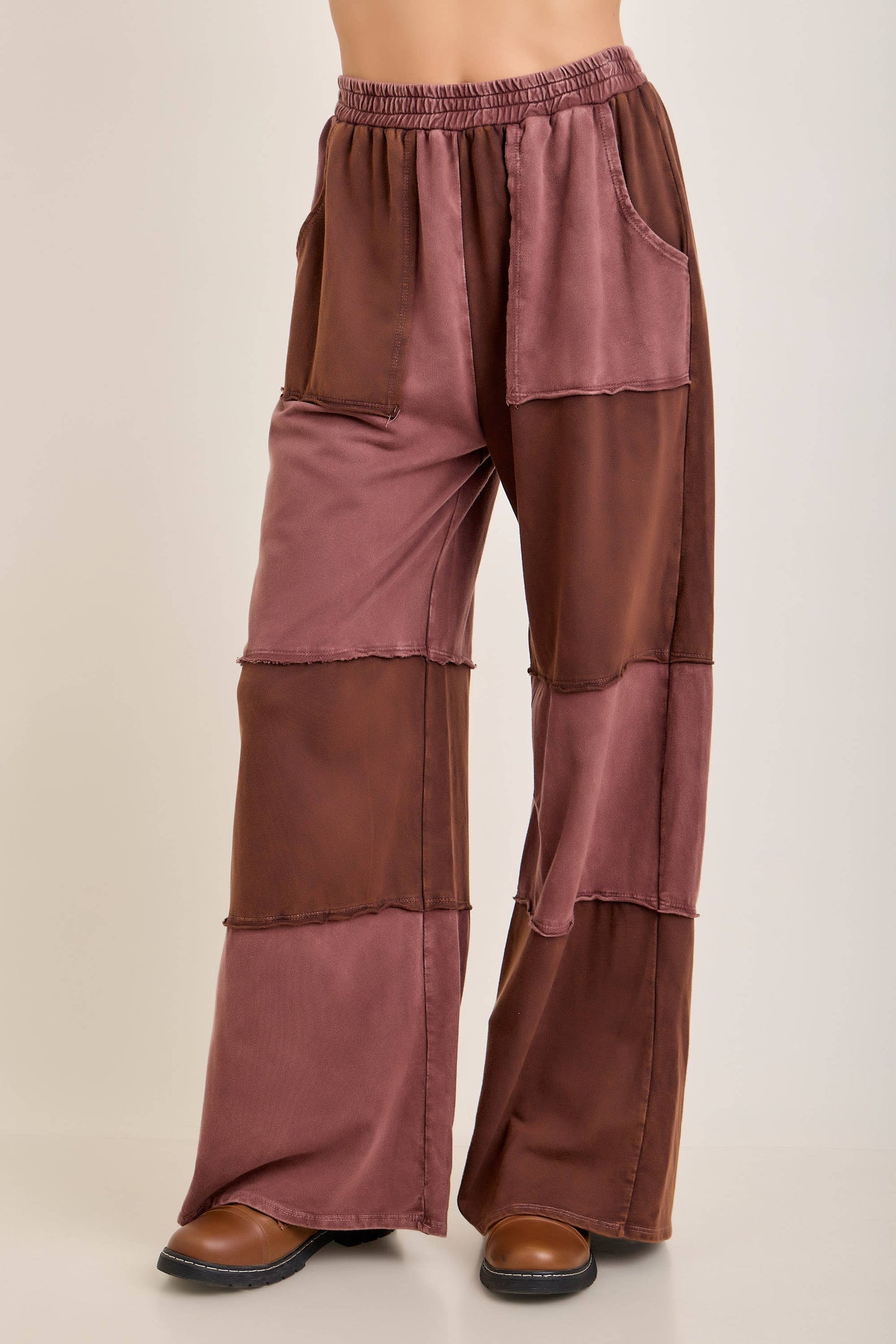 Color Block  Pants