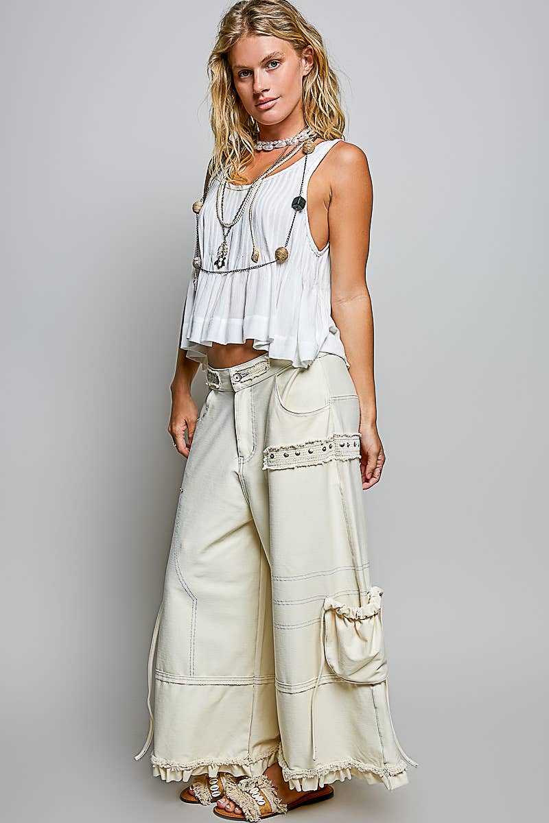POL: Soft Touch Crop Cargos