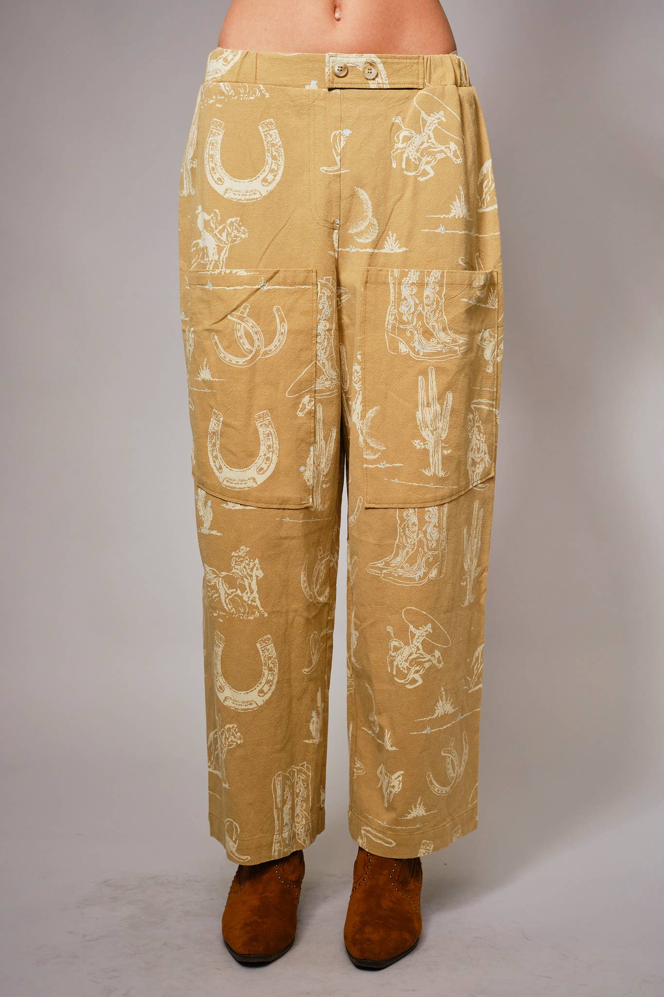 Western Printed Pants