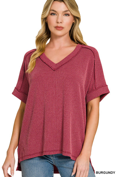 Raised Ribbed Tee