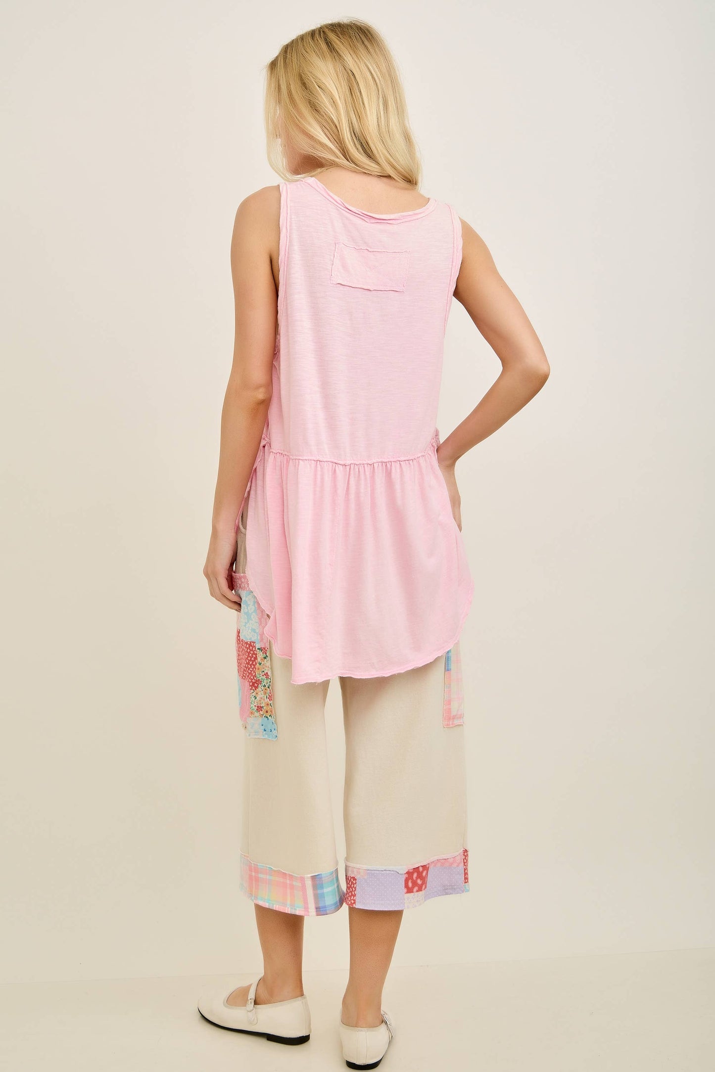 Washed Babydoll Tank