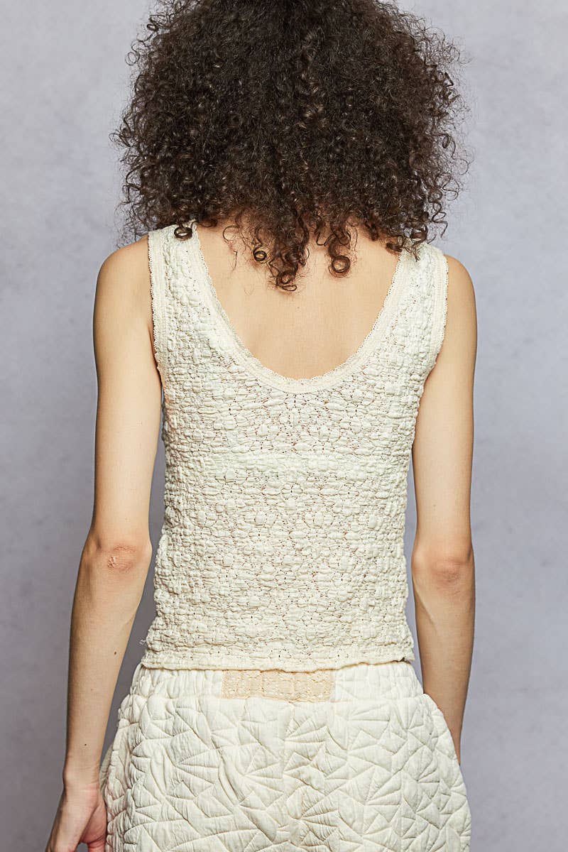 Pol: Lace Trim Tank