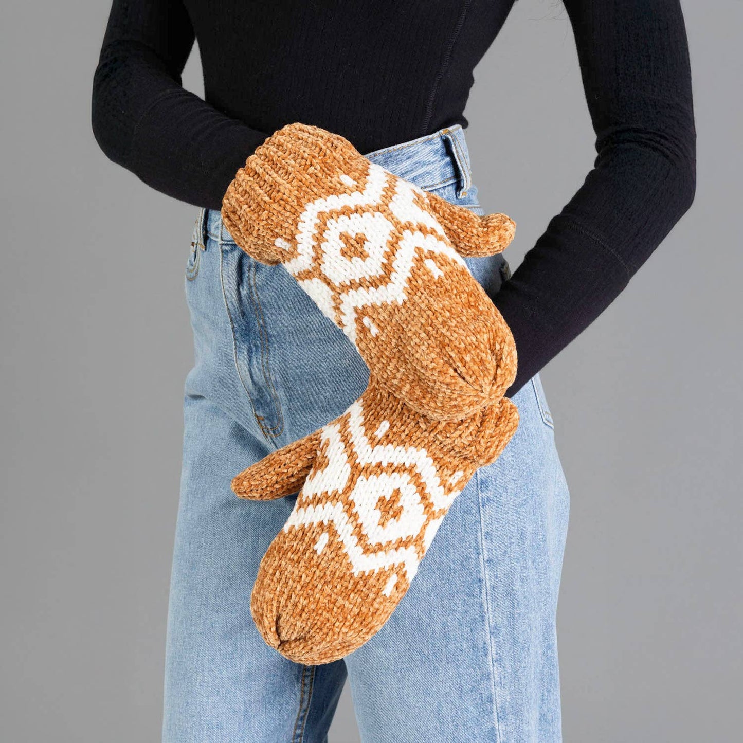 Camel & Cream Mittens