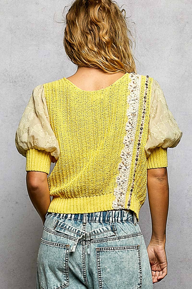 POL: Balloon Sleeve Sweater