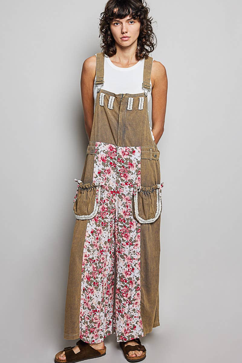 Pol: Vintage Wash Overalls