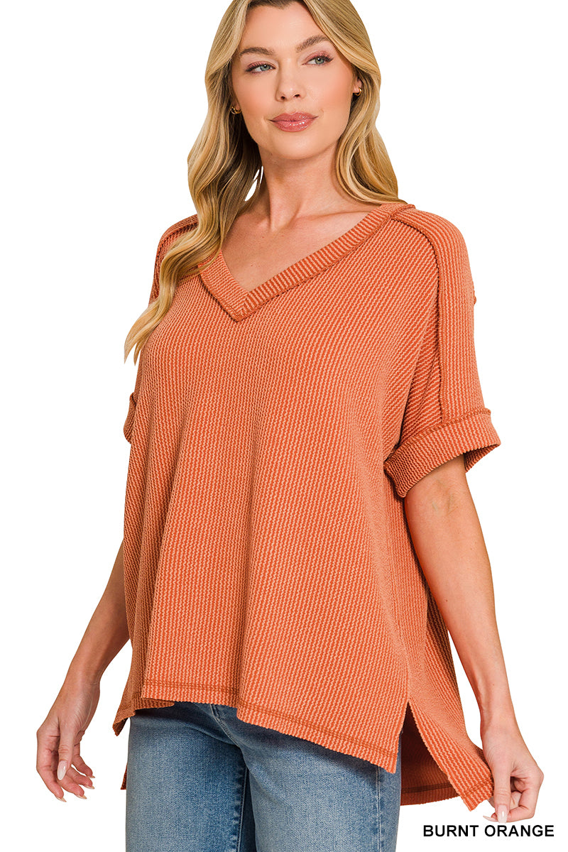 Raised Ribbed Tee