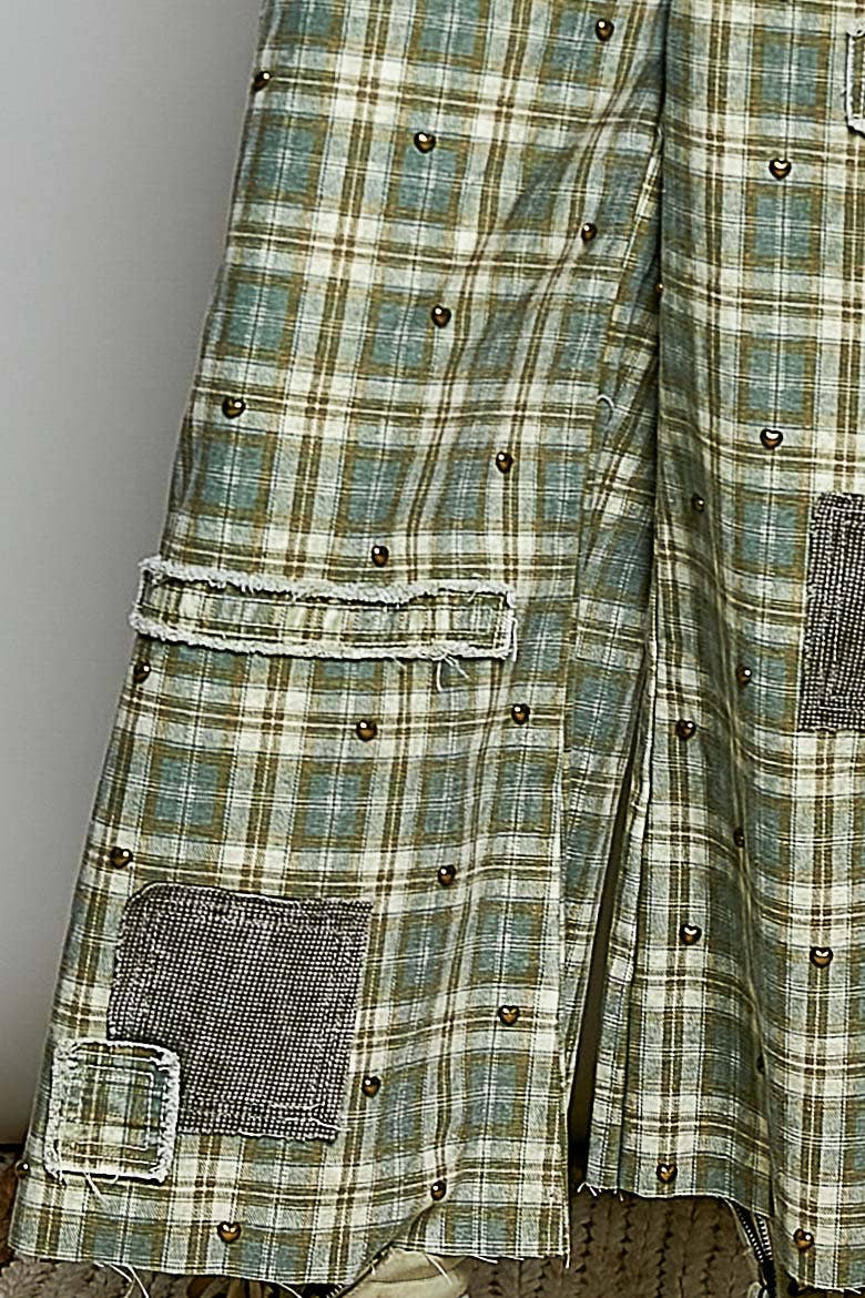 POL: Heart Stud  Overalls