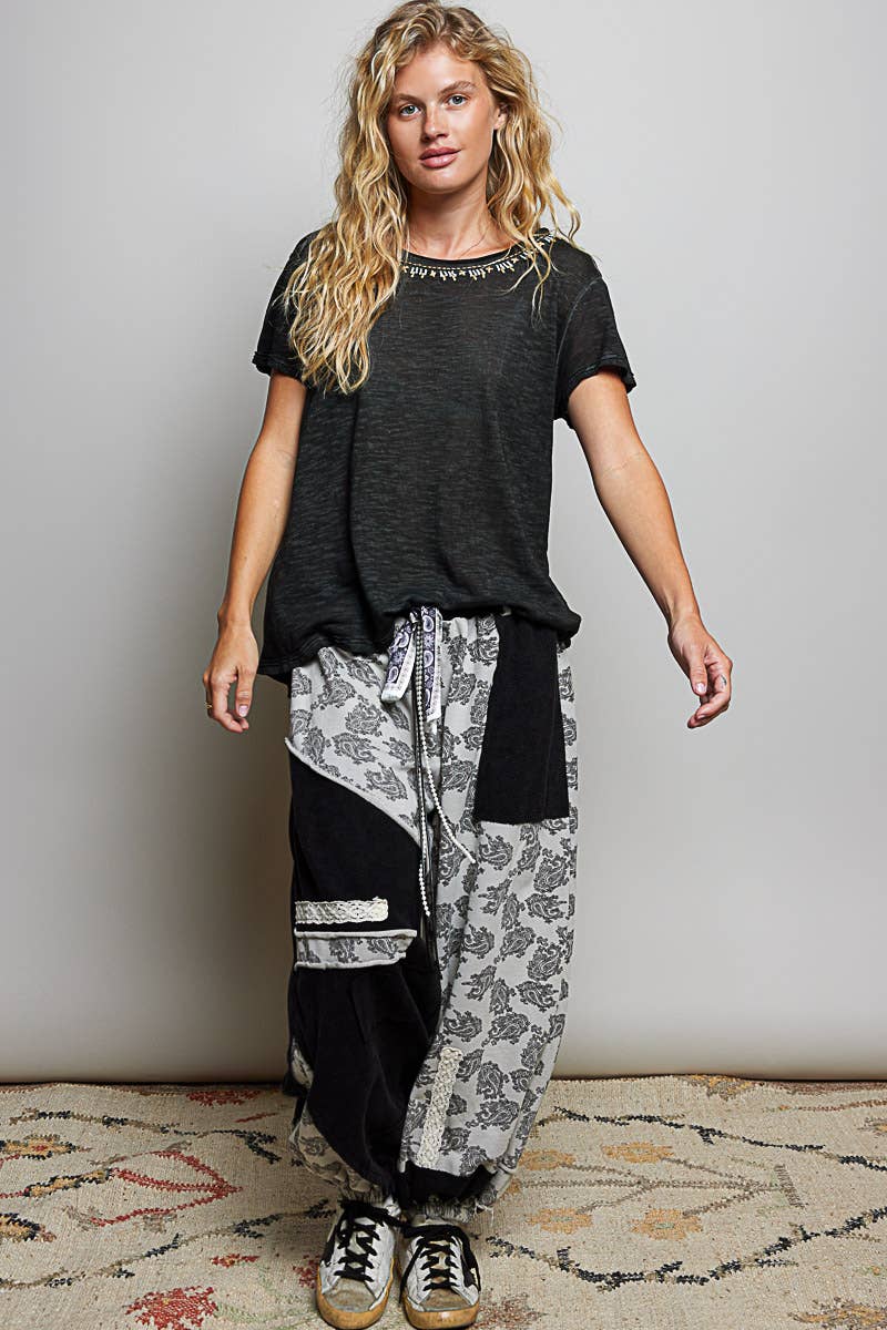 Pol: Hand-Stitched Knit Top