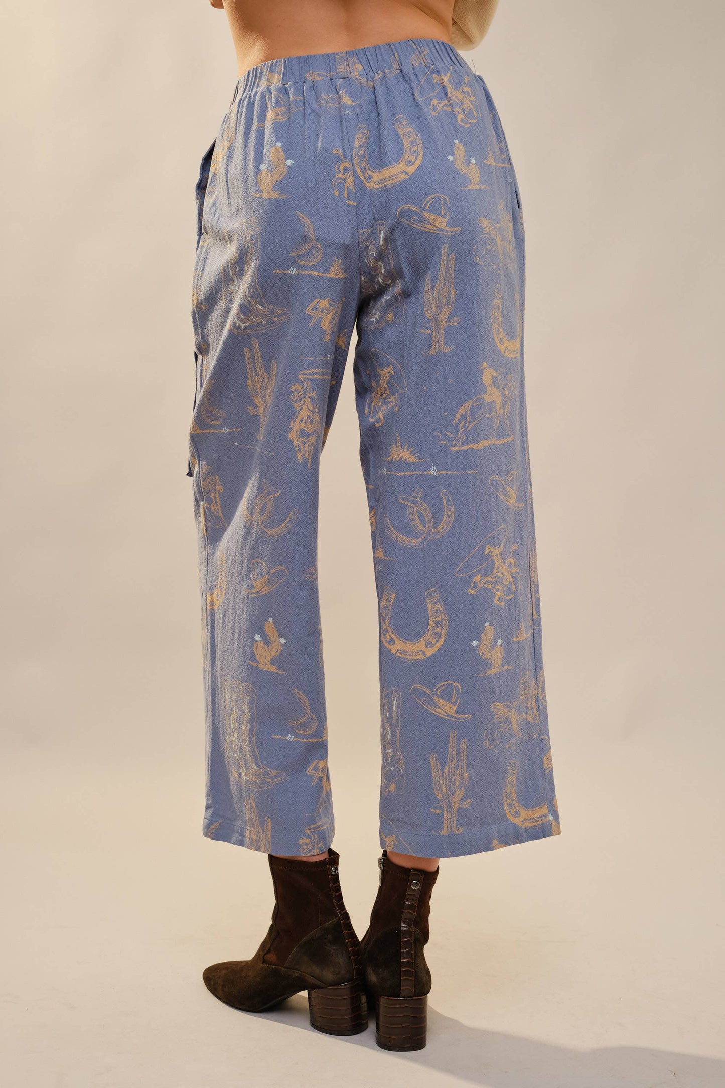 Western Printed Pants