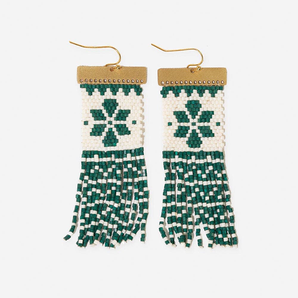 Green Holiday Earrings
