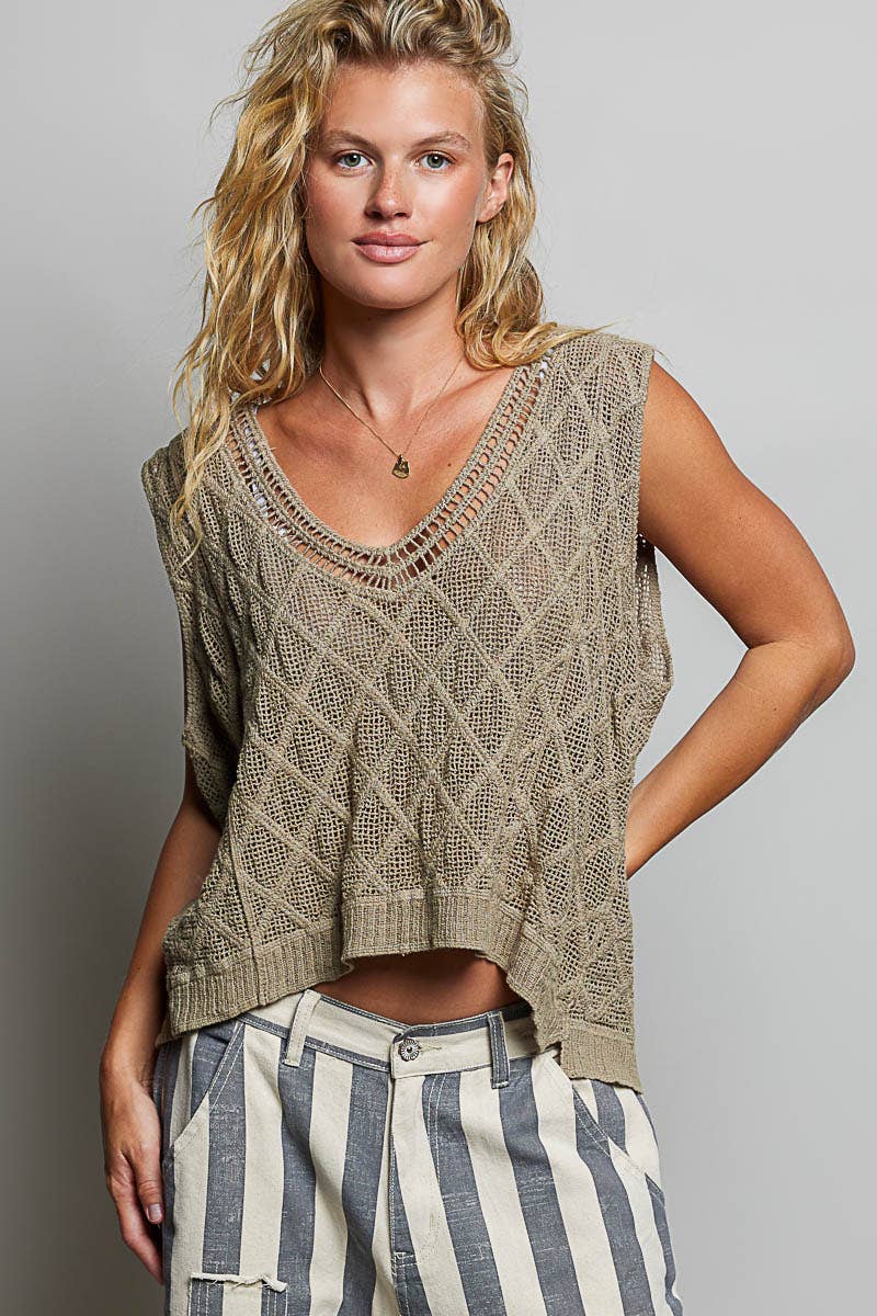 POL: Diamond Weave Vest