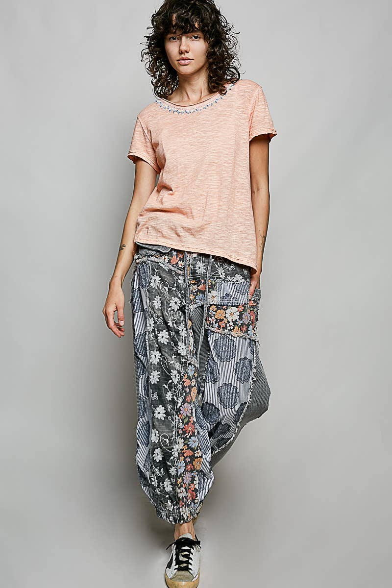 Pol: Hand-Stitched Knit Top