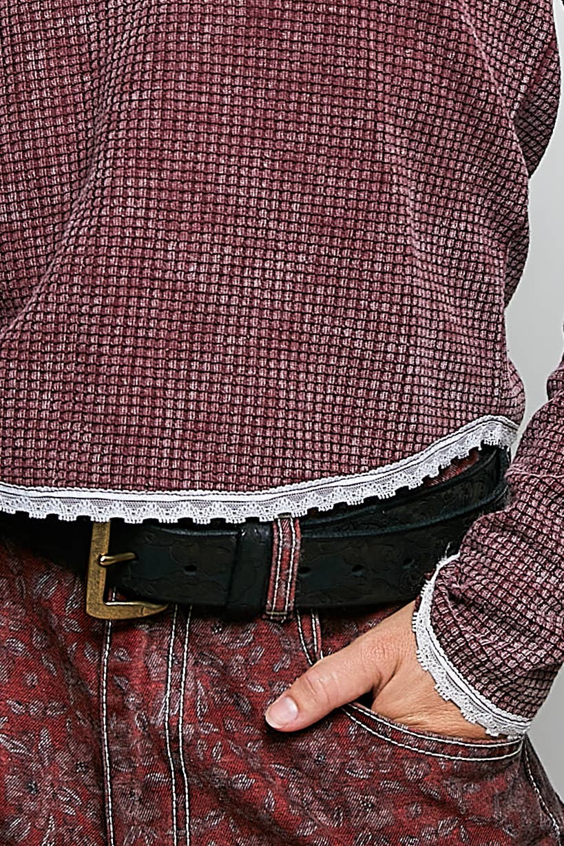 Pol: Overlock Trim  Top